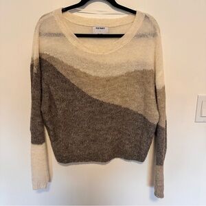 Old Navy Sweater - Airy Sheer Boa Neutral